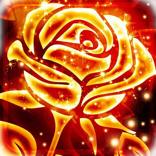 Neon Flowers Amazing Live Wallpaper icon