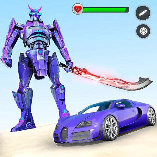 Samurai Robot Car Transform: Robot War icon