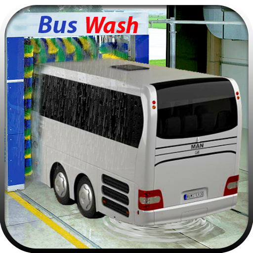 Modern Bus Wash Games: Car Wash Bus Mechanic Games icon