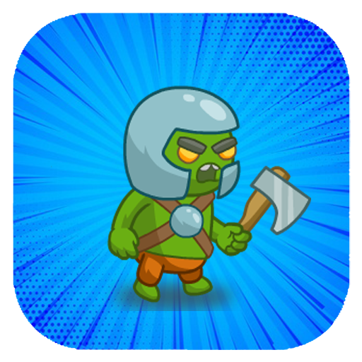 crazy zombie shooting icon