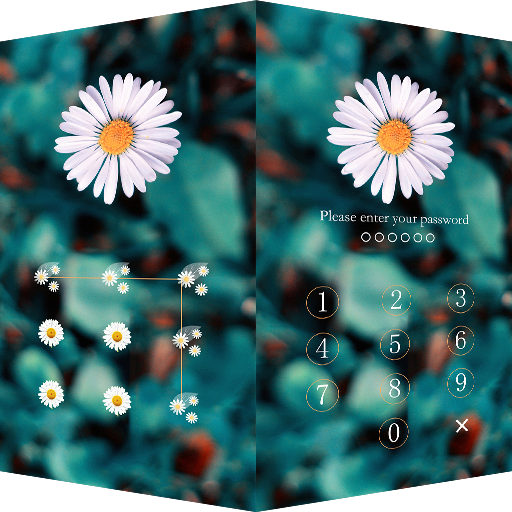 Small Daisy Theme – AppLock icon