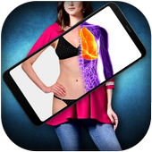 Girl Body Scanner Prank : Xray Body Scanner Live icon