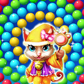 Cat Bouncing Bubble icon