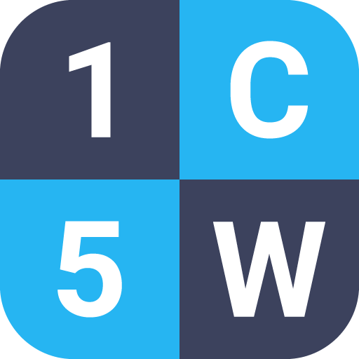 1 Clue 5 Words - Word Game icon