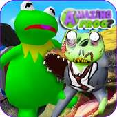 Frog vs Amazing Zombie  Enemies Simulator on 9Apps