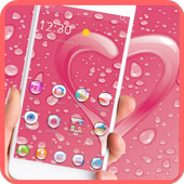Water Drop PIP Pink Love theme icon