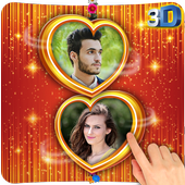 Love Photo frames in 3D icon