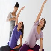 Pregnancy exercises at home icon