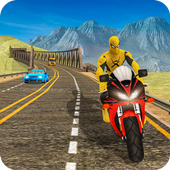 Super Hero Bike Endless Racing 3D icon