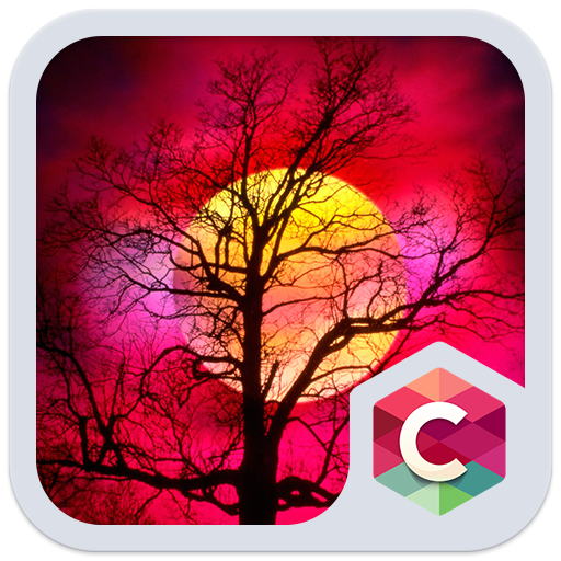 Red Full Moon Theme icon