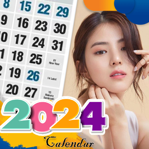 Calendar photo frame 2024 icon