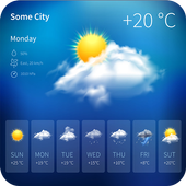 Daily &amp; Hourly weather updates icon
