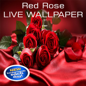 Red rose live wallpaper icon
