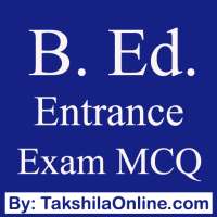 B. Ed. Entrance Exam Questions in Hindi & English on 9Apps