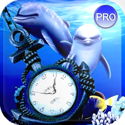 Clock Aquarium Live Wallpaper. icon