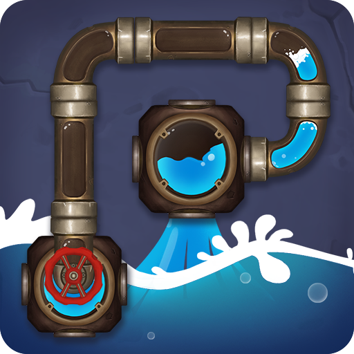 Water flow - Connect the pipes icon