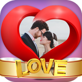 Love Photo Frame in Heart icon