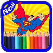 Super Heros Coloring Book icon