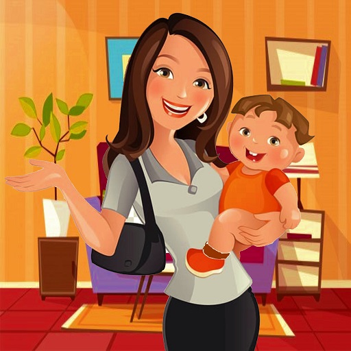 Single Mom Simulator : Virtual Mother Family sim icon