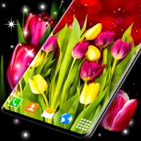 Spring Tulip Live Wallpaper on 9Apps