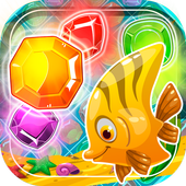 Underwater World Match 3 fish icon