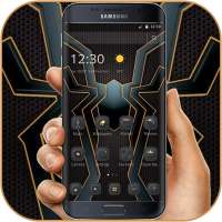 Special Gold Black Spider Theme on 9Apps