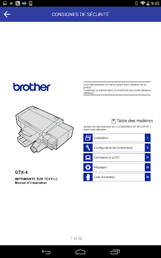 Brother GT/ISM Support App screenshot 10