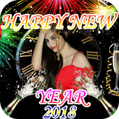 New Year Photo Frame 2018 icon