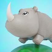 RHINO, The Planet Runner Free game Run