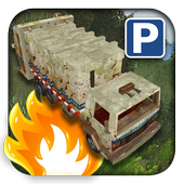 3D Garbage Truck Parking icon