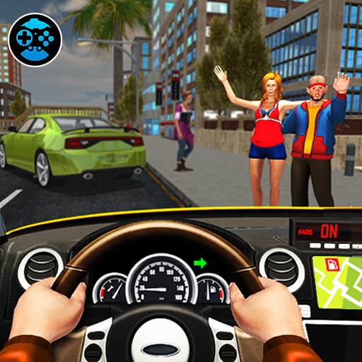 Crazy Yellow Taxi Driving 2020: Free Cab Simulator icon