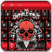 Cool Skull Keyboard Theme icon