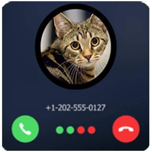 fake call from cat icon