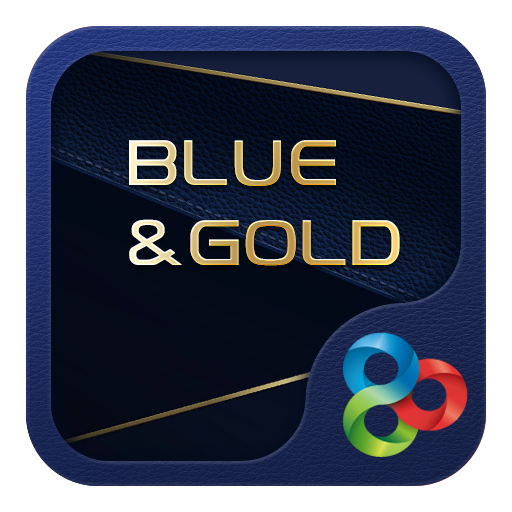 (FREE) Blue Gold GO Launcher Theme icon