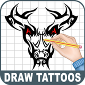 How to Draw Tattoos (Step By Step Drawing) icon