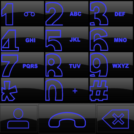 THEME BIG DARK BLUE EXDIALER icon