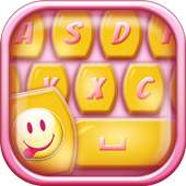 Emoji Keyboard Peach Pink