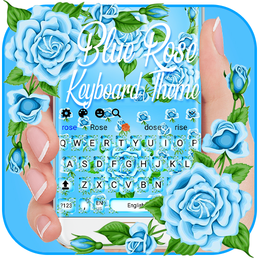 Blue Rose Keyboard Theme icon