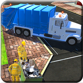 City Cleaner Service Sim 18 - Garbage Truck Driver icon
