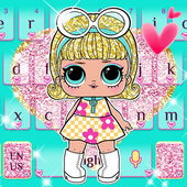 LOL Glitter Girl keyboard icon