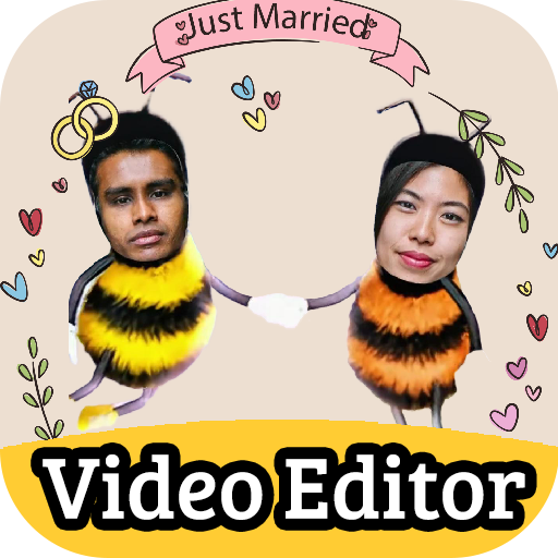 Face Swap &amp; Reface: Funny Wedding Video Maker أيقونة