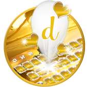 Luxury Keyboard Golden Sunset Theme on 9Apps