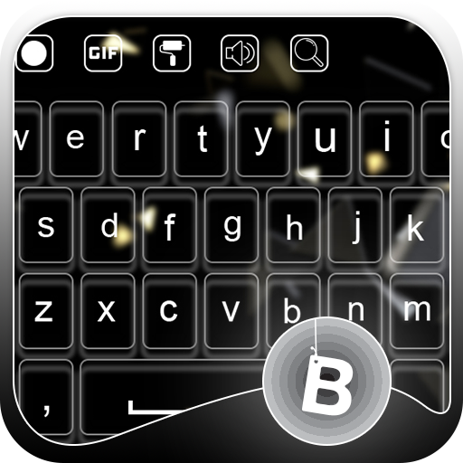 Black Phone X Keyboard icon