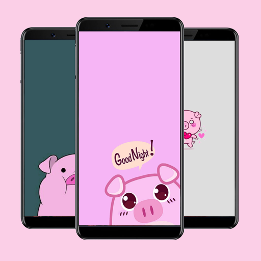 Cute Pig Wallpapers Background icon