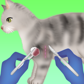 cat surgery games icon