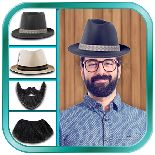 Man Hat &amp; Beard Photo Editor icon