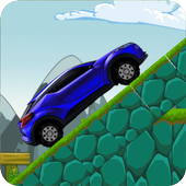 fast sport car driving icon