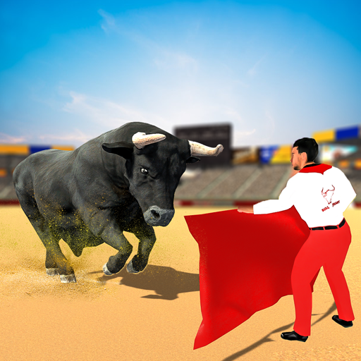Angry Bull City Rampage: Wild Animal Attack Games icon
