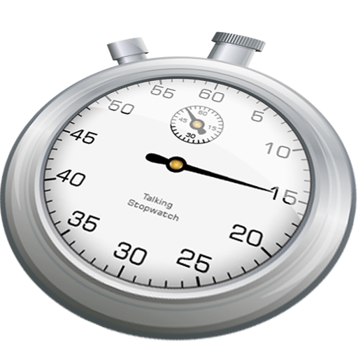 Talking stopwatch icon