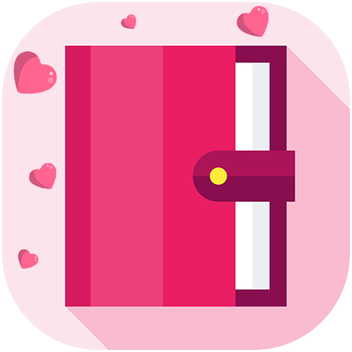 Secret diary with passcode icon